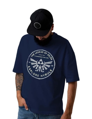 Playera Zelda cuello redondo para hombre Playera Zelda cuello redondo para hombre