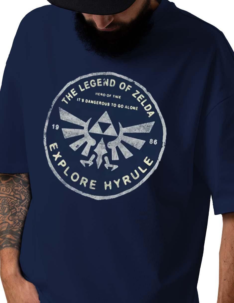 Playera Zelda cuello redondo para hombre