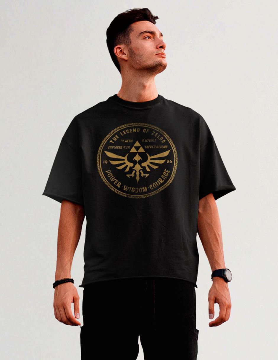 Playera Zelda cuello redondo para hombre Playera Zelda cuello redondo para hombre