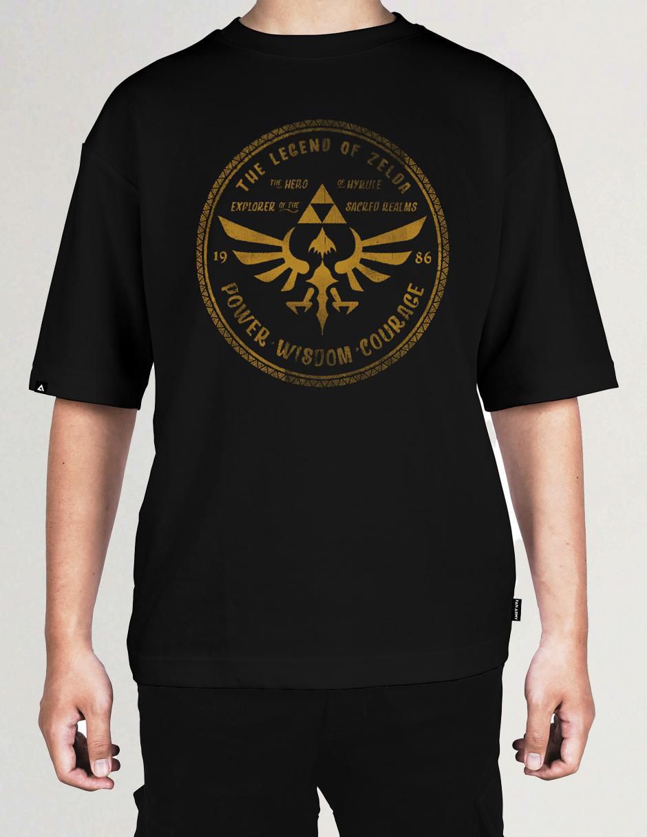 Playera Zelda cuello redondo para hombre