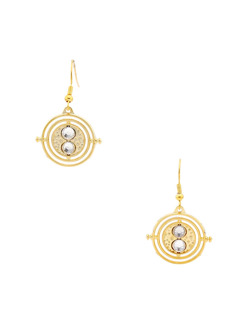 Aretes circulares con acabado brillante