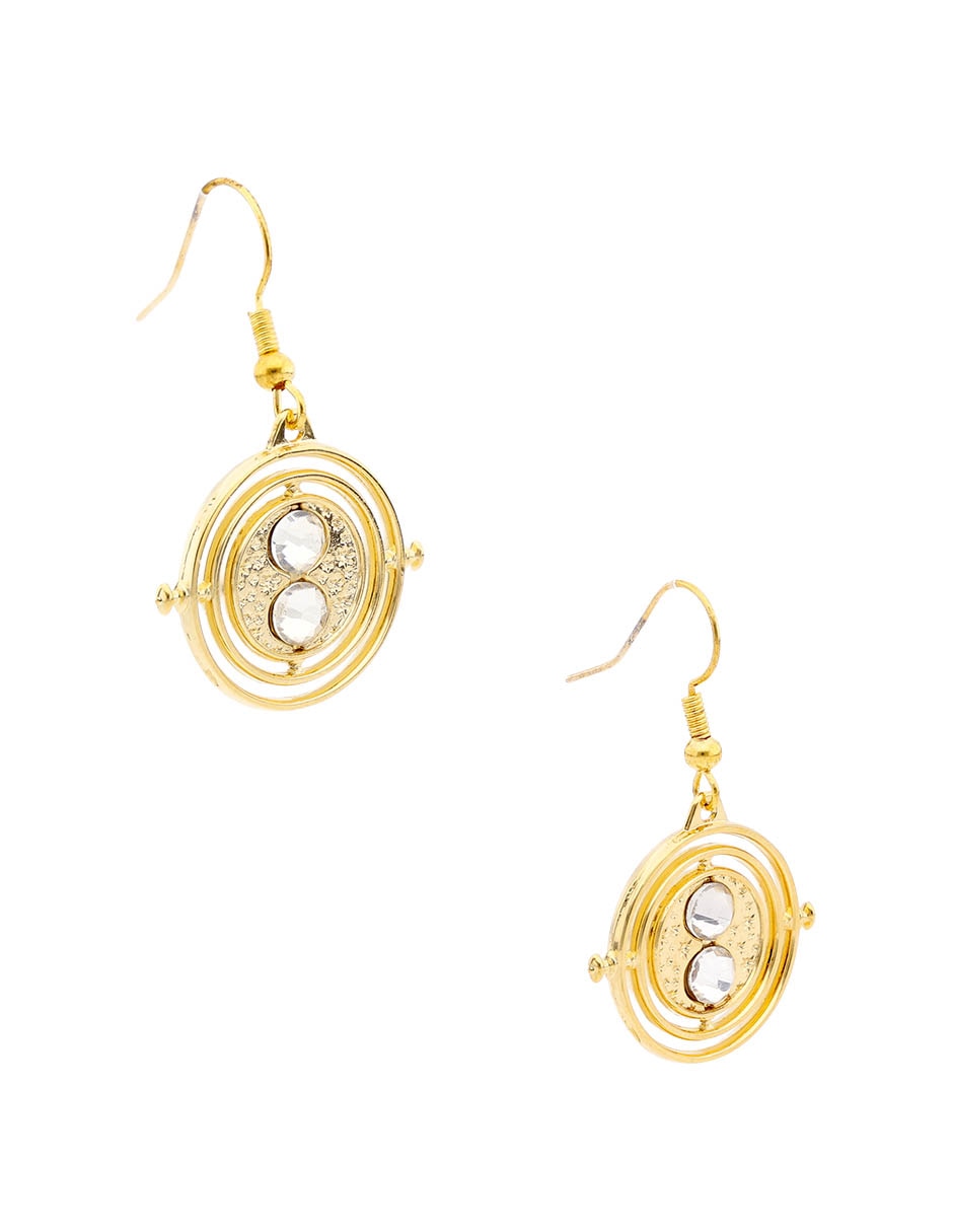 Aretes circulares con acabado brillante 2