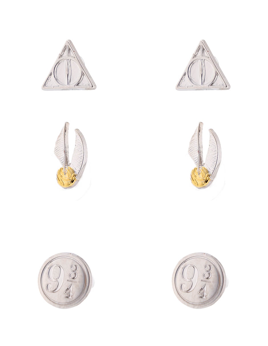 Set de aretes con acabado pulido Set de aretes con acabado pulido