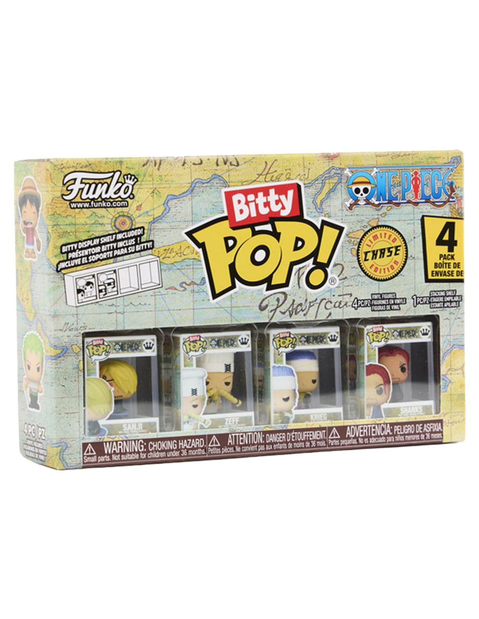 Set POP! One Piece Sanji, Zeff, Krieg y Shanks 2