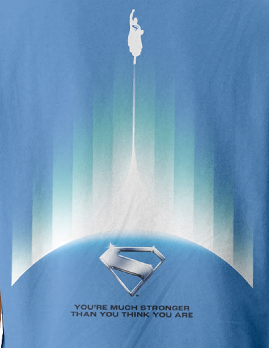 Playera Superman manga corta para hombre 4