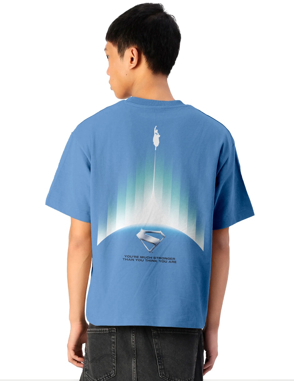Playera Superman manga corta para hombre 3