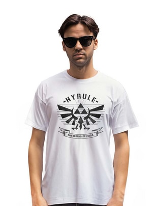 Playera Zelda cuello redondo para hombre