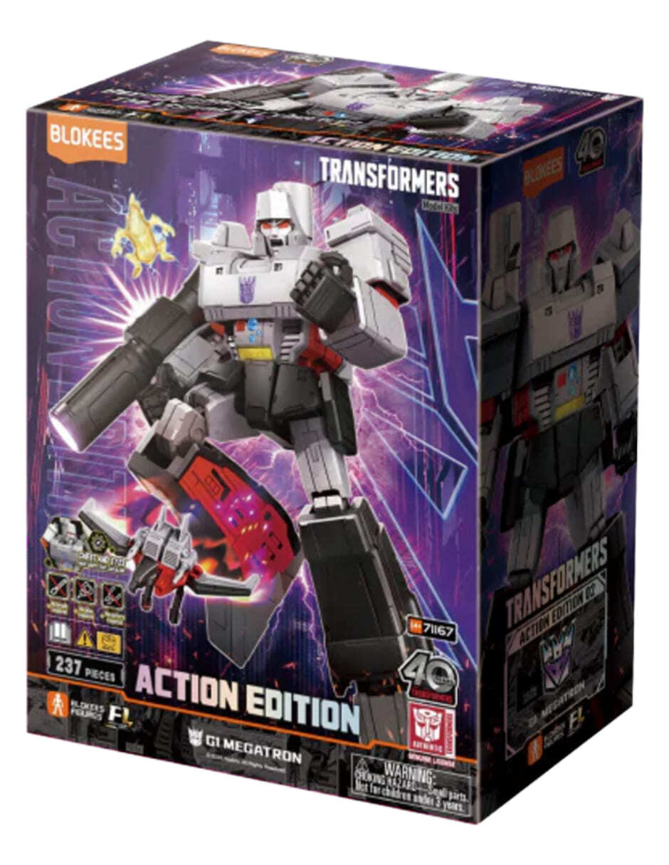Figura coleccionable articulada Transformers G1 Megatron action
