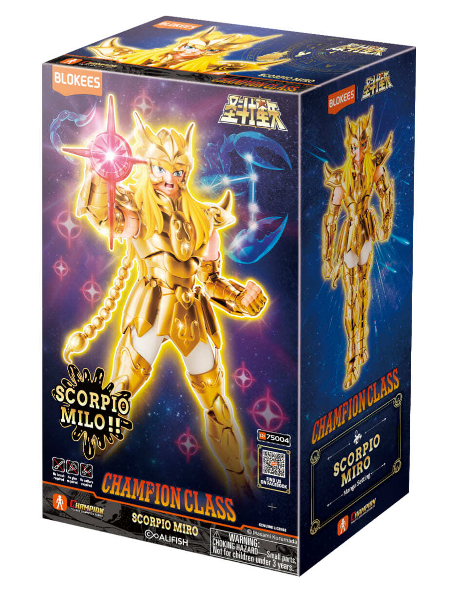 Figura de colección articulada Los Caballeros del Zodiaco Miro Scorpio 2