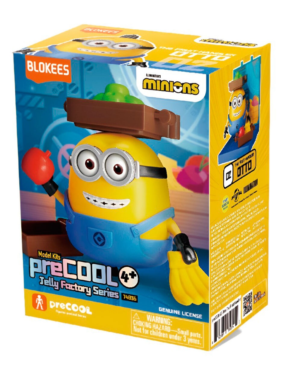 Figura de colección articulada Minions Otto Minions Blokees
