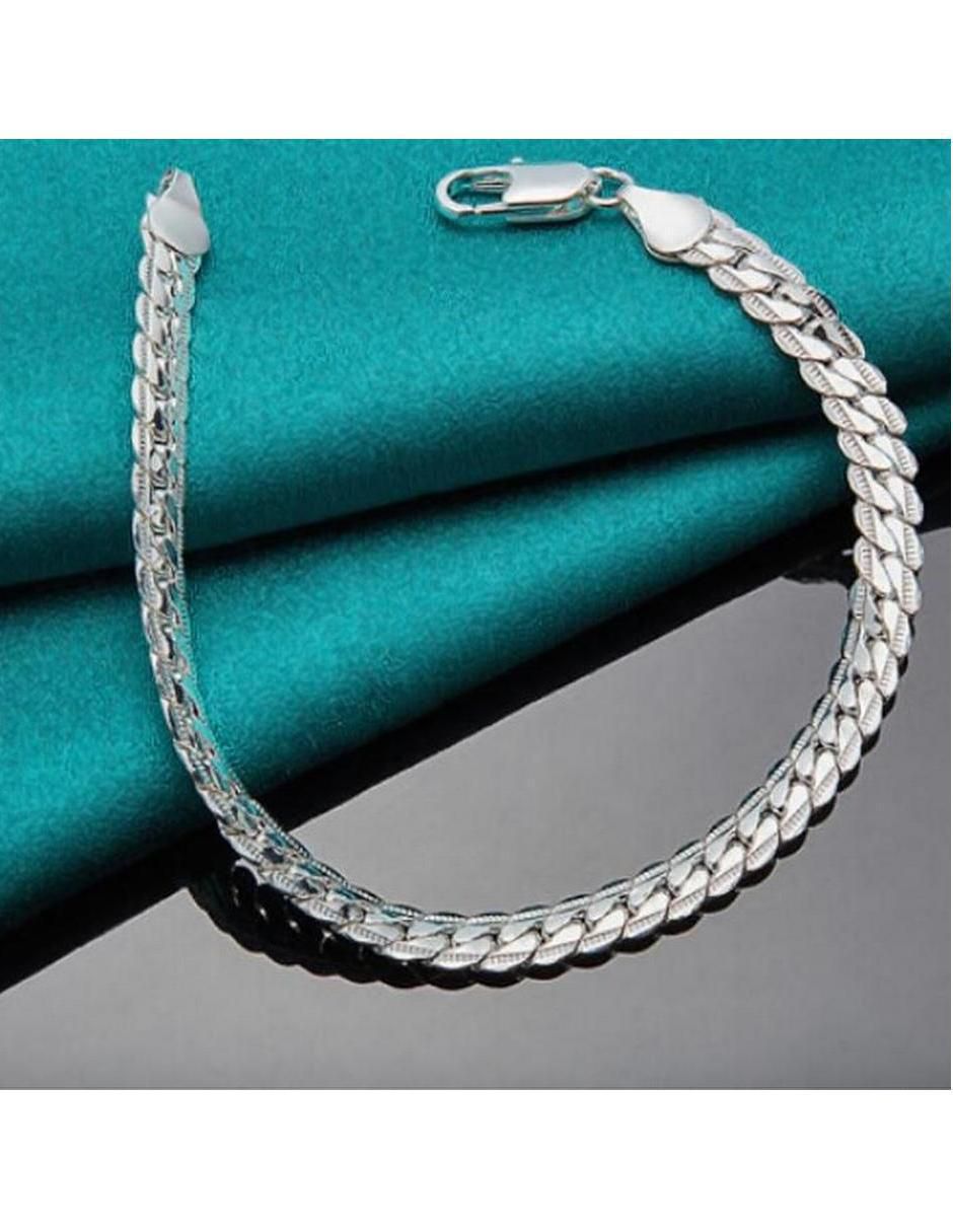 Pulsera de plata P 925 acabado pulido 4