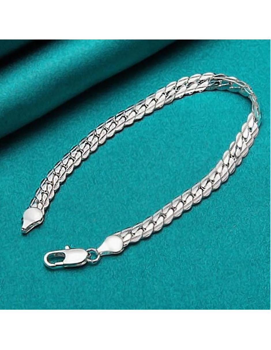 Pulsera de plata P 925 acabado pulido 5