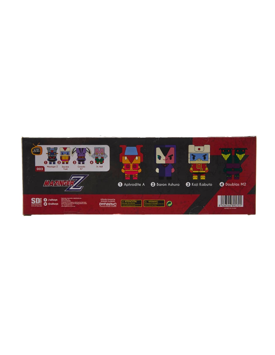 Set de figura de colección mazinger z 6