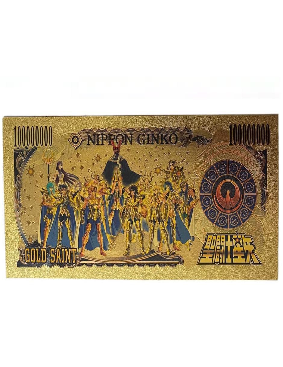 Billete conmemorativo Generica de Saint seiya