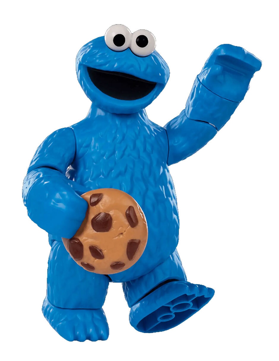 Figura de colección articulada Plaza Sésamo Come galletas Blokees
