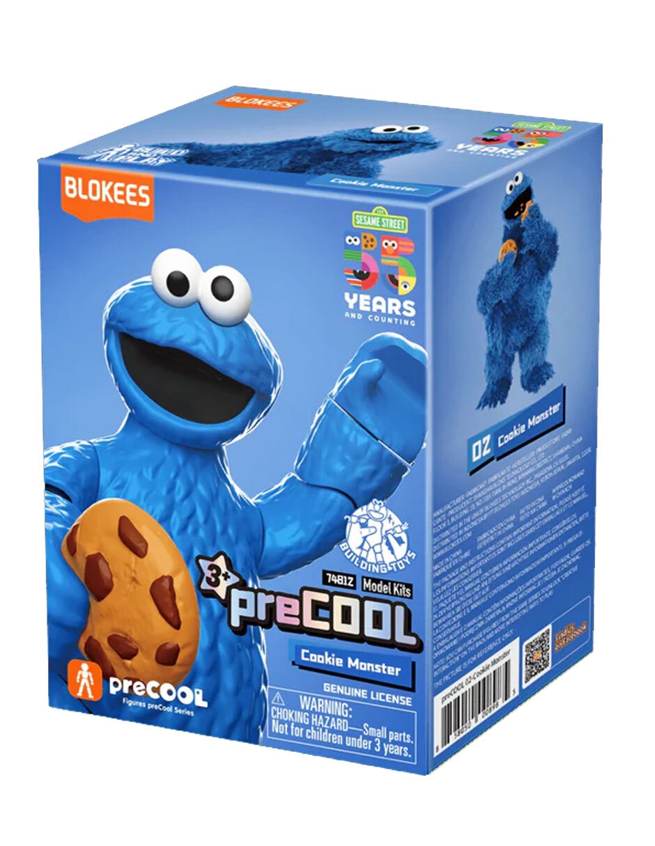 Figura de colección articulada Plaza Sésamo Come galletas Blokees