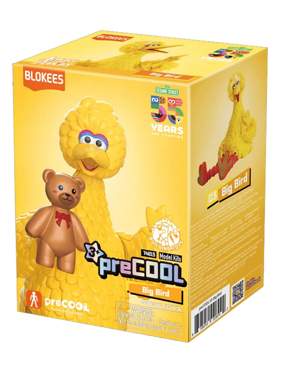 Figura de colección articulada Plaza Sésamo Big Bird Blokees