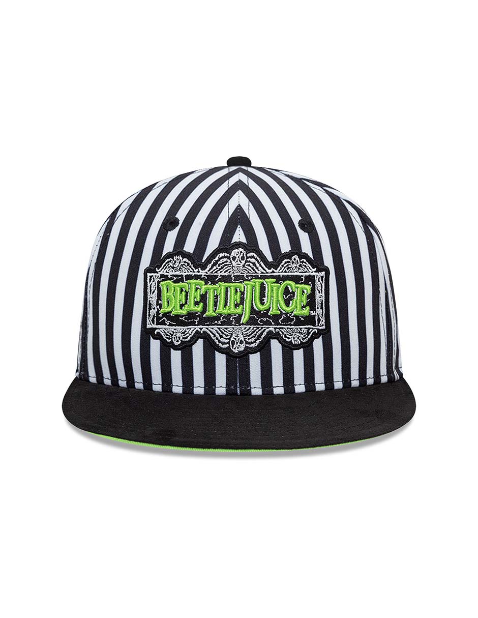 Gorra visera plana broche casual Beetlejuice para adulto 4