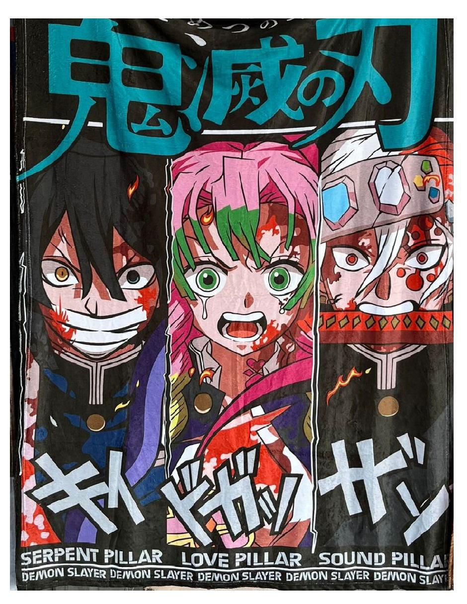 Frazada de tejido suave Demon Slayer Demon Slayer: Kimetsu No Yaiba 2