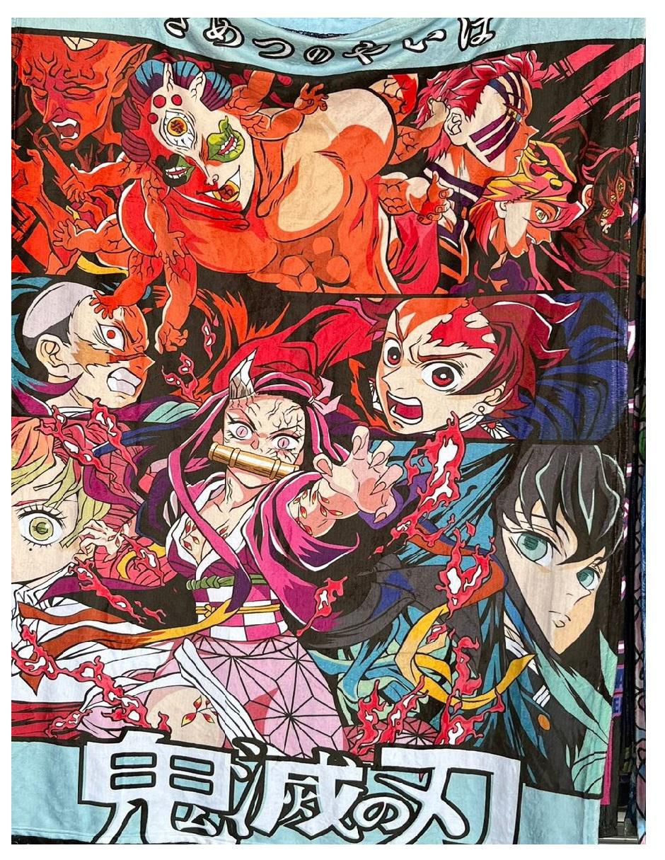 Frazada clásica de tejido suave Demon Slayer: Kimetsu No Yaiba unisex Frazada clásica de tejido suave Demon Slayer: Kimetsu No Yaiba unisex