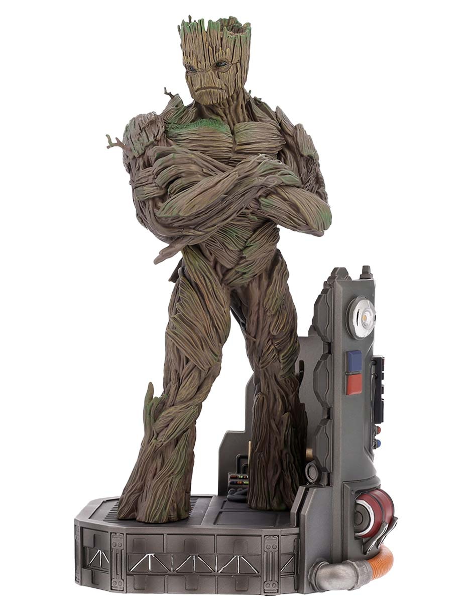 Escultura de Groot Iron Studios