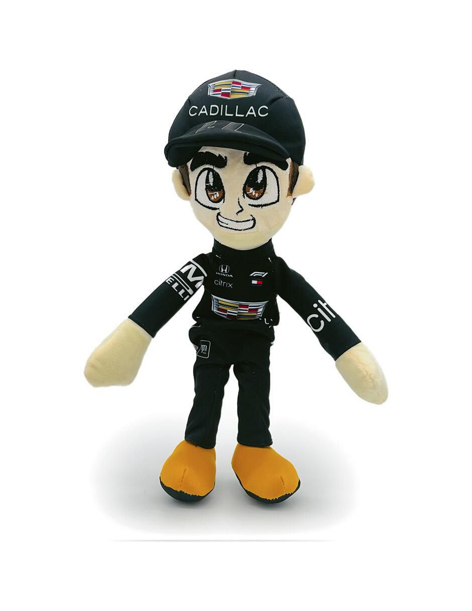 Peluche de Sergio Pérez Cadillac formula 1 team Peluche de Sergio Pérez Cadillac formula 1 team