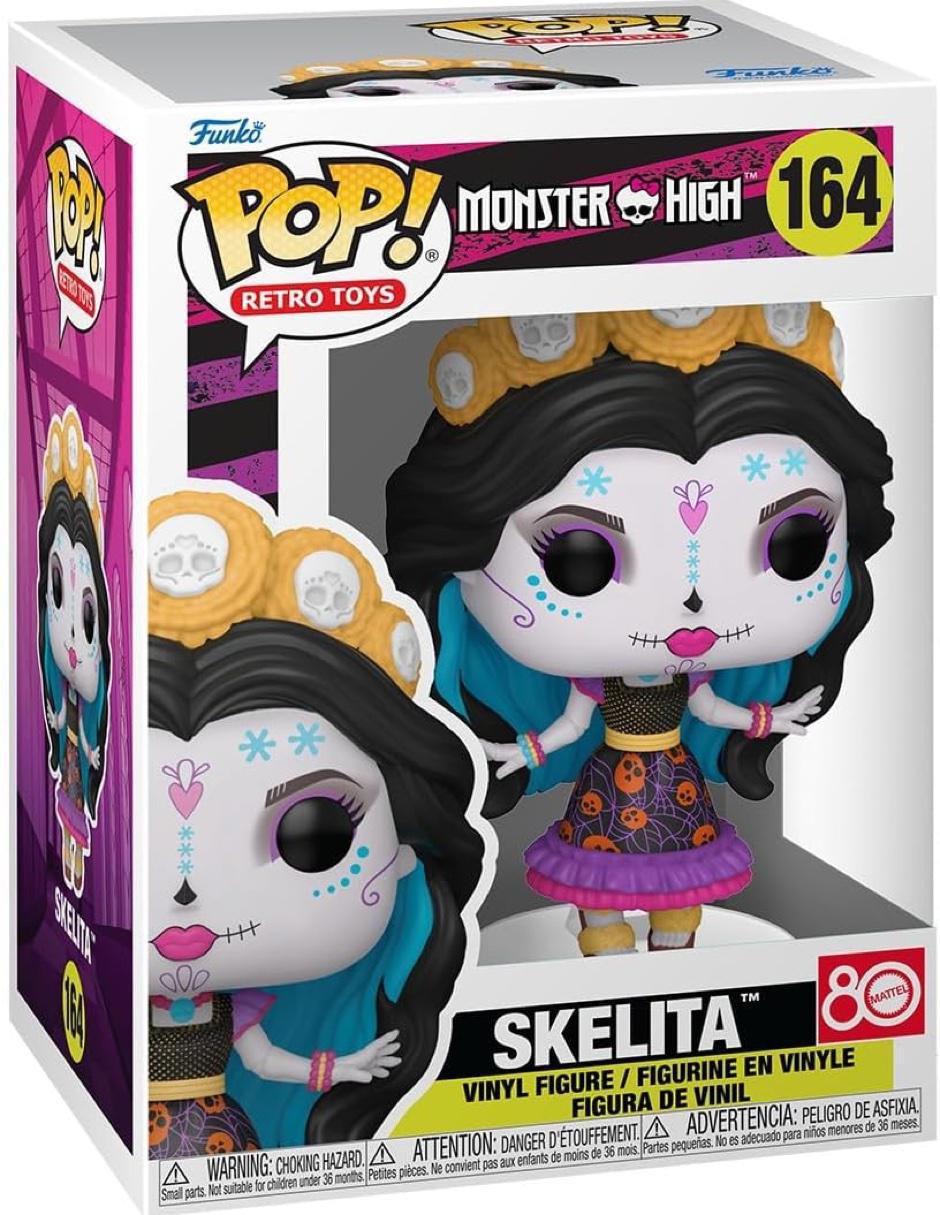 Funko Pop! Retro Toys Monster High Skelita collectors 3