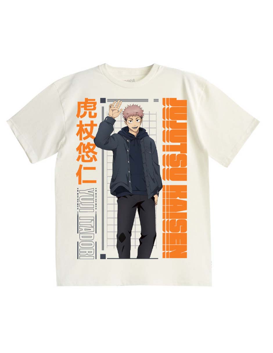 Playera Jujutsu Kaisen cuello redondo para hombre Playera Jujutsu Kaisen cuello redondo para hombre