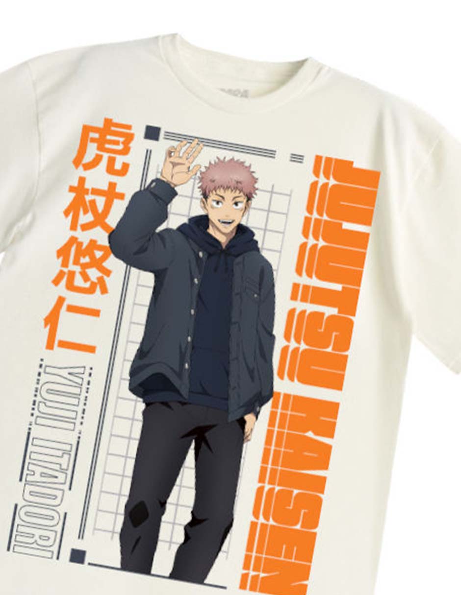 Playera Mascara de Latex Jujutsu Kaisen cuello redondo para hombre