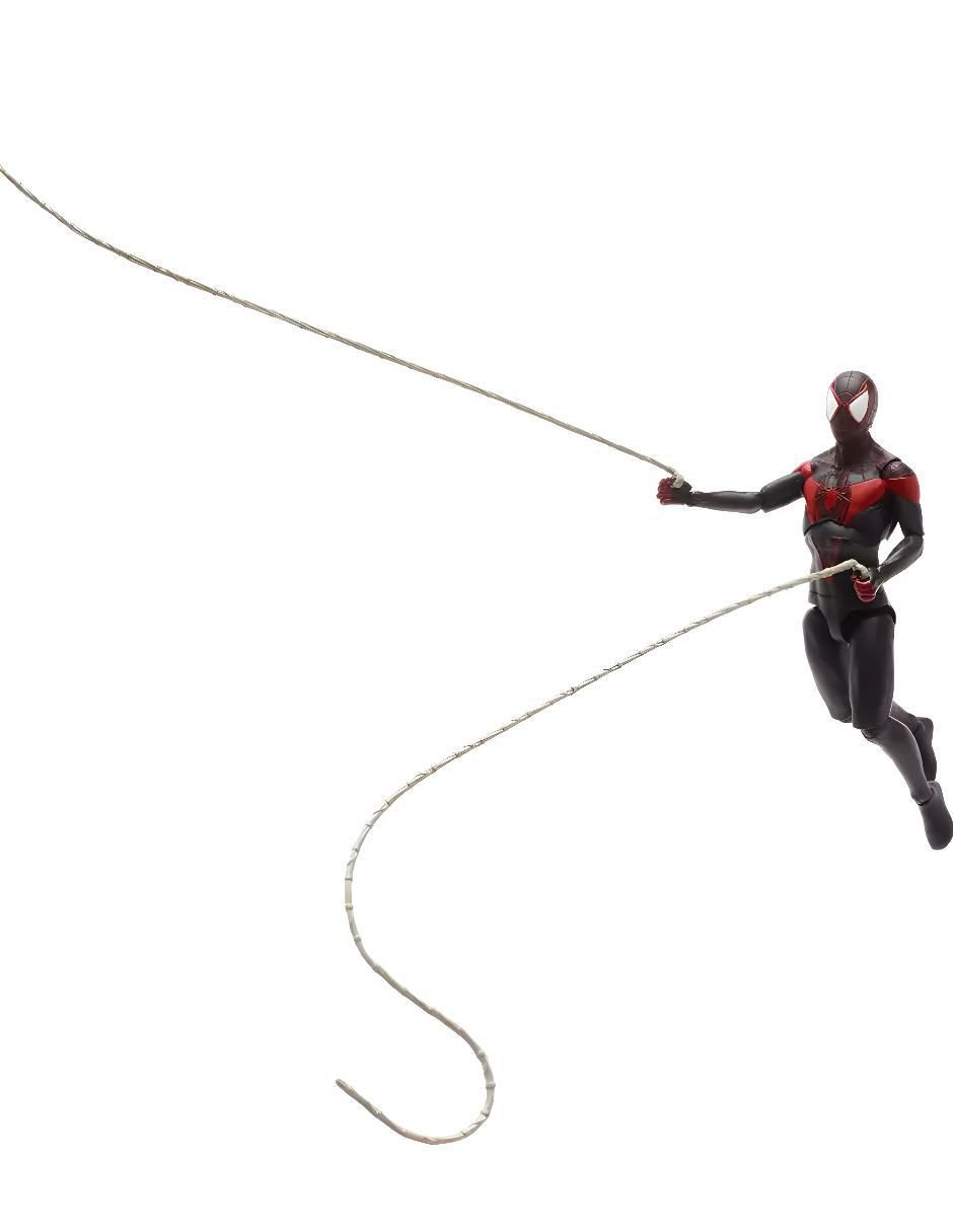 Figura de colección articulada Spider-Man Miles Morales Holiday 4