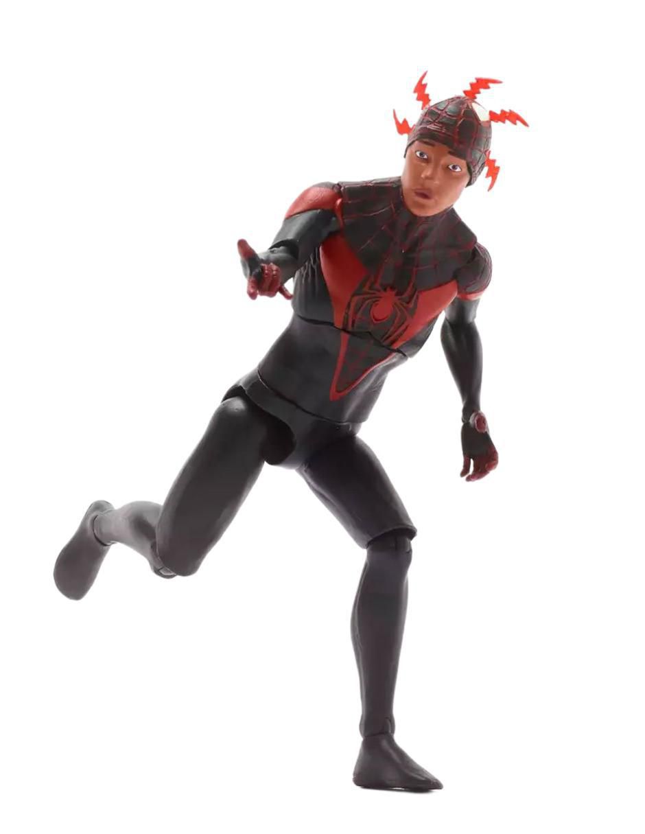 Figura de colección articulada Spider-Man Miles Morales Holiday 5