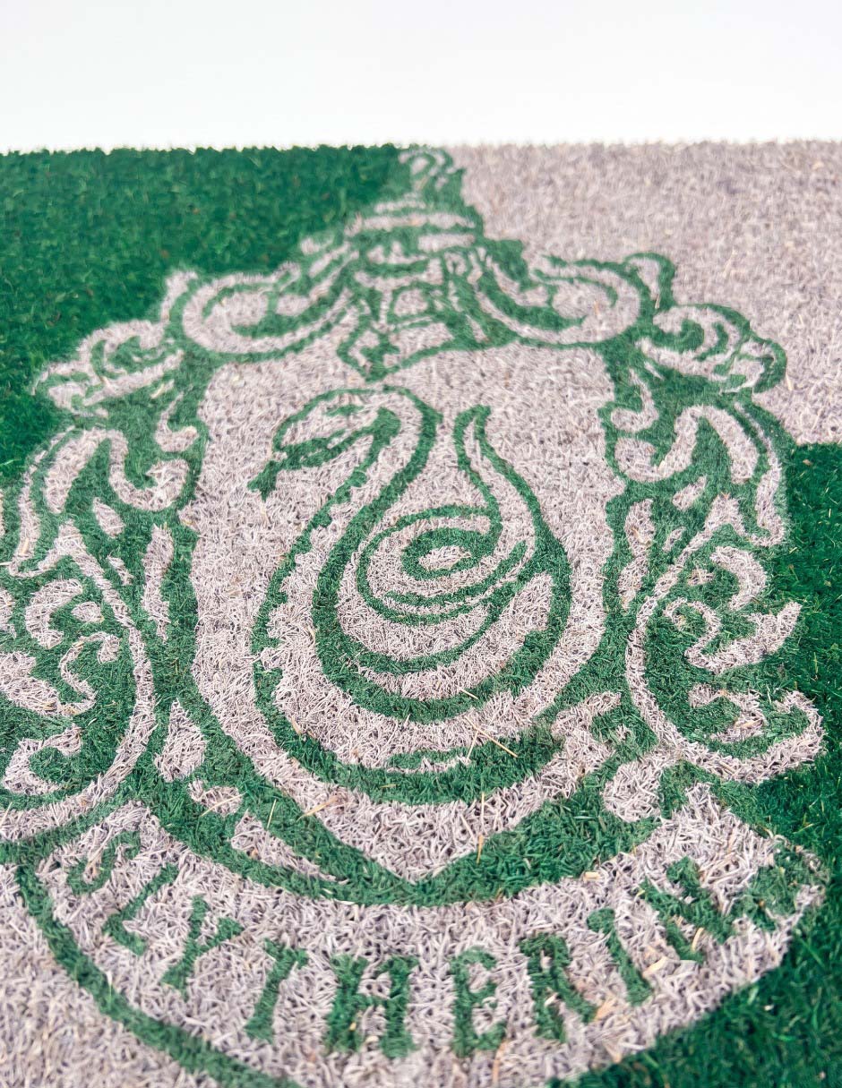 Tapete de entrada para exterior Slytherin 3