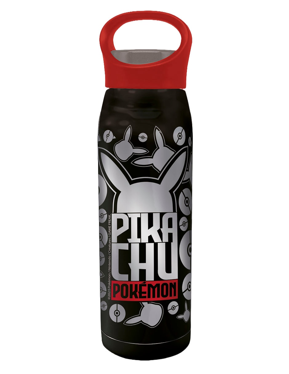 Termo de acero inoxidable Pokémon con tapa rosca 665 ml