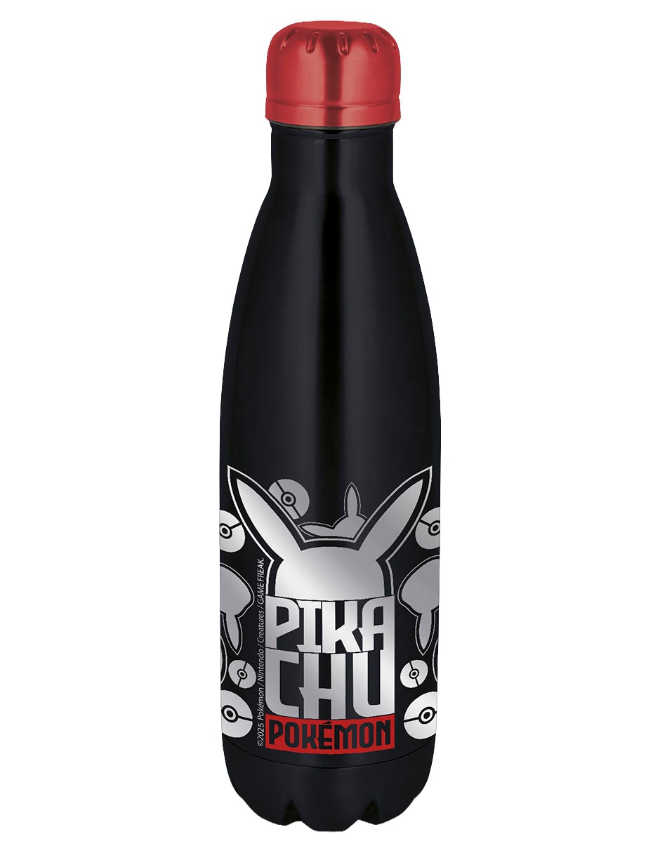 Termo de acero inoxidable Pokémon con tapa rosca 550 ml Termo de acero inoxidable Pokémon con tapa rosca 550 ml