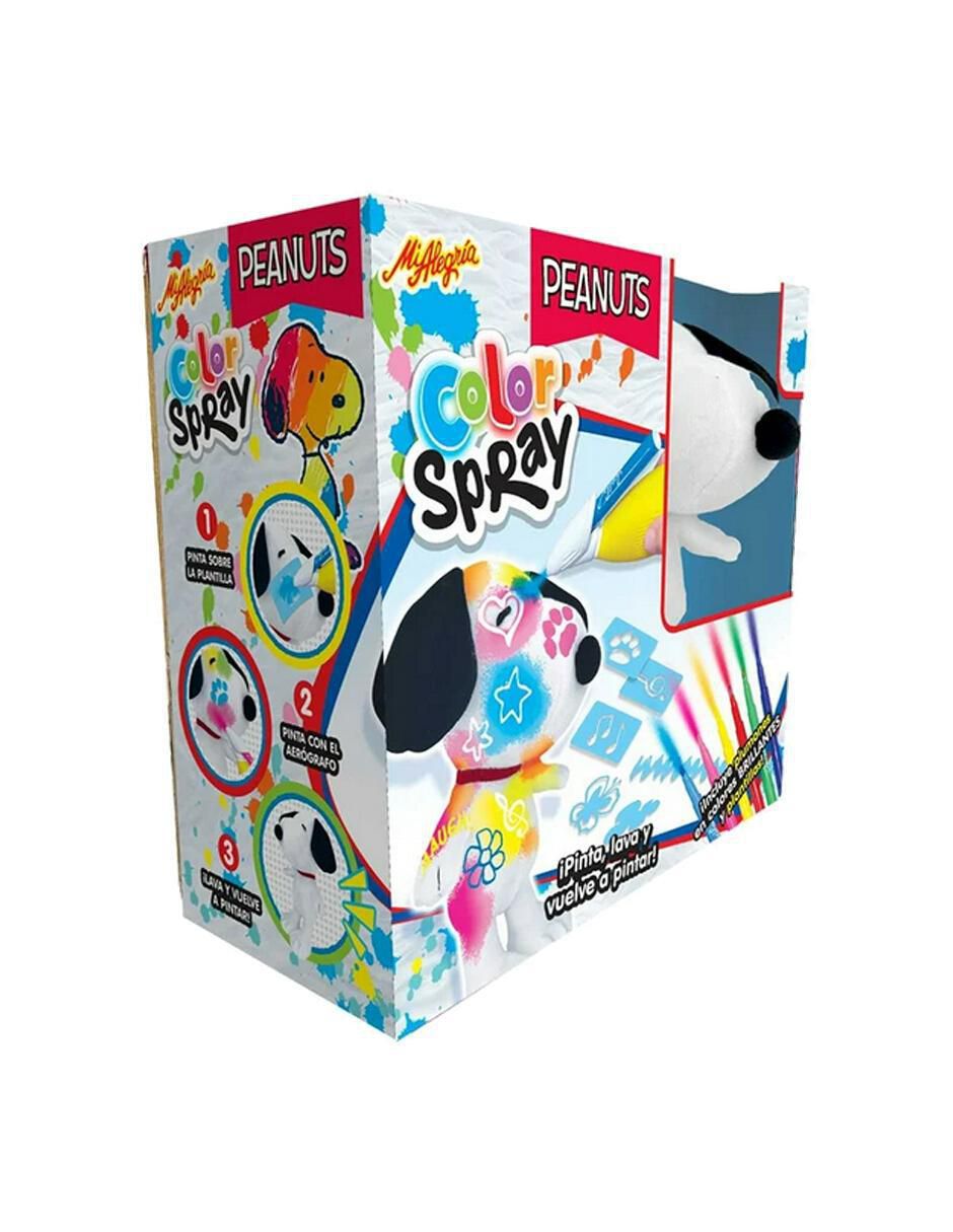 Peluche de Snoopy Color Spray de 26 cm