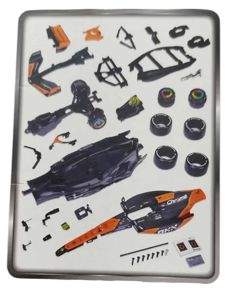 Vehículo 1:24 racing die cast metal kits mclaren mcl38 3