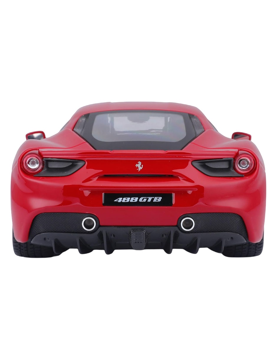 Vehículo bburago 1:18 race and play ferrari 488 gtb