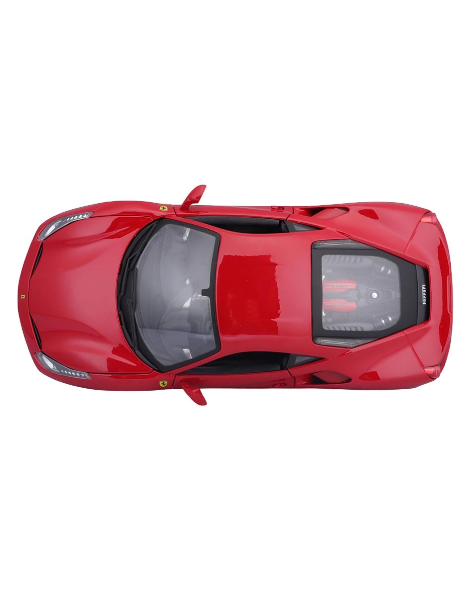 Vehículo bburago 1:18 race and play ferrari 488 gtb