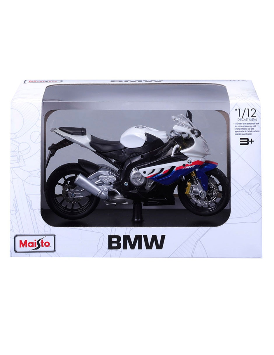 Moto BMW S 1000 RR White Blue 1