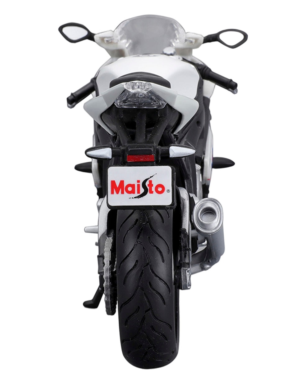 Moto BMW S 1000 RR White Blue 3