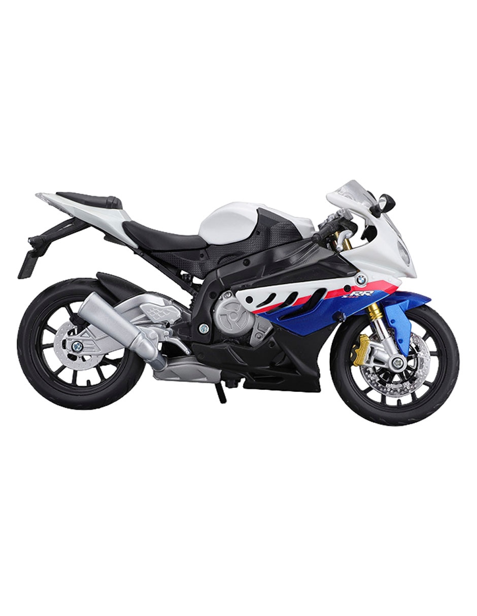 Moto BMW S 1000 RR White Blue 6