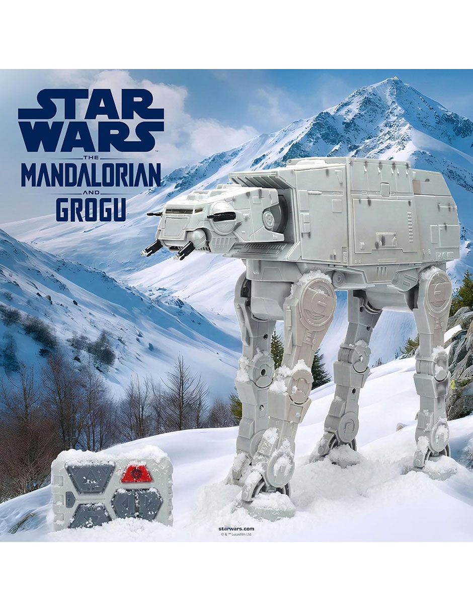 Figura de colección Star Wars Mandalorian grogu imperial remnant at-at 8
