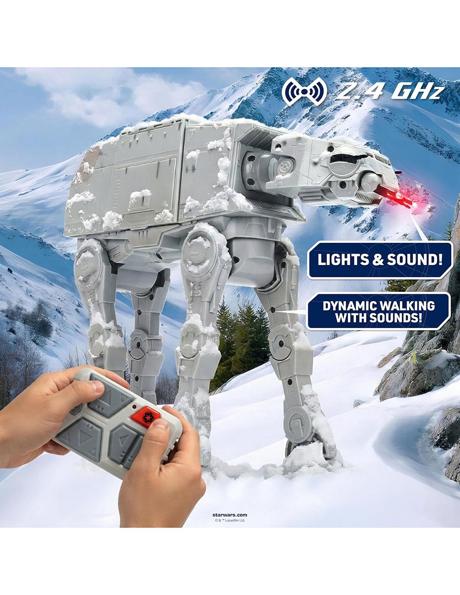 Figura de colección Star Wars Mandalorian grogu imperial remnant at-at 10