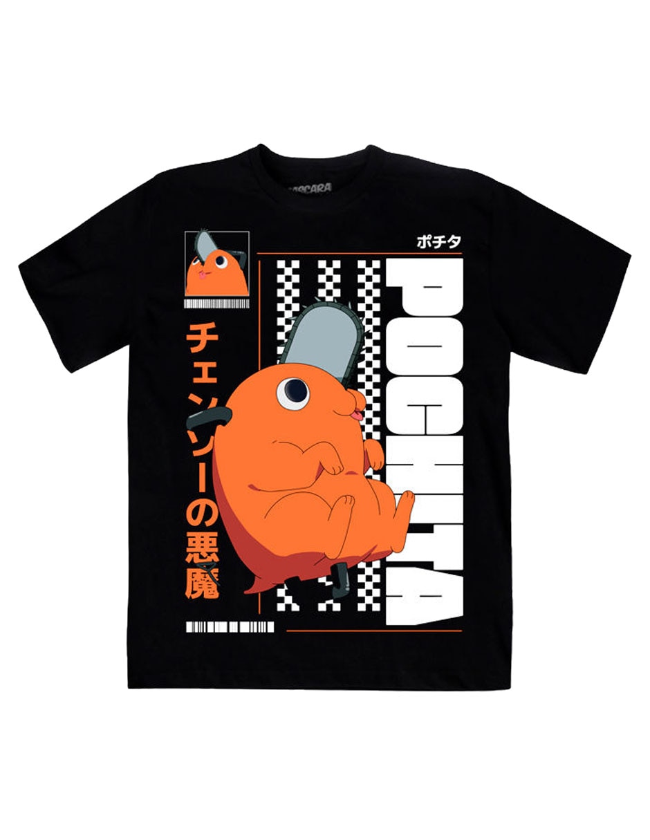Playera Chainsaw Man manga corta para hombre Playera Chainsaw Man manga corta para hombre