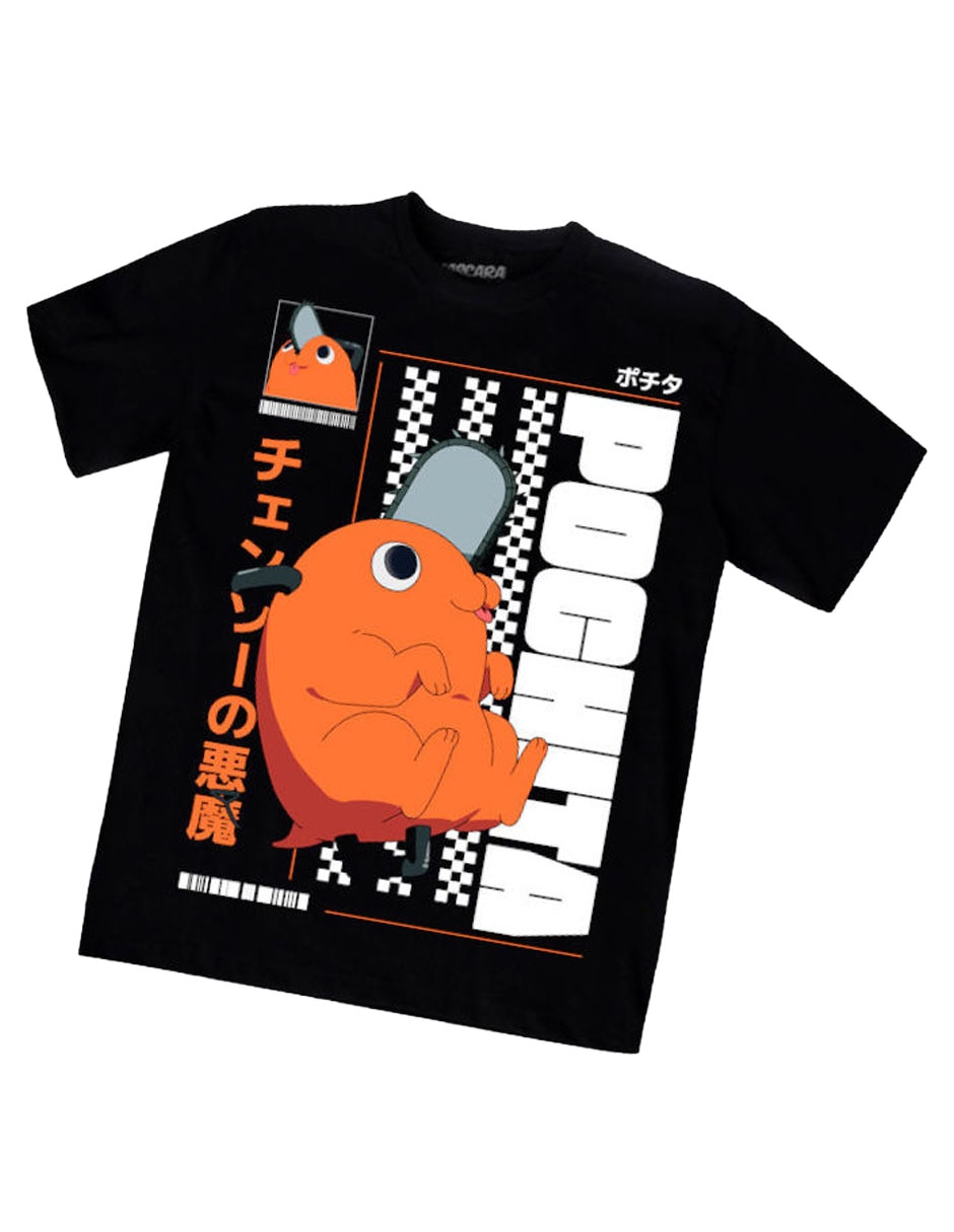 Playera Chainsaw Man manga corta para hombre 2