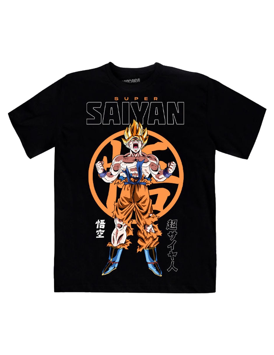 Playera Dragon Ball manga corta para hombre