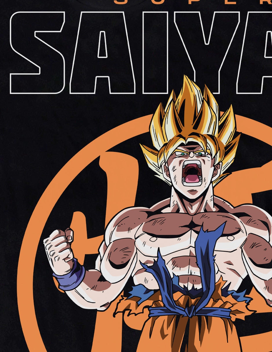 Playera Dragon Ball manga corta para hombre