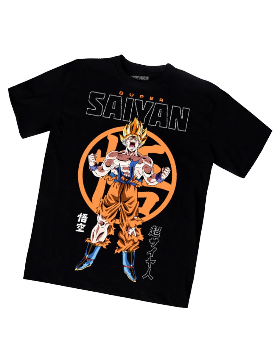 Playera Dragon Ball manga corta para hombre