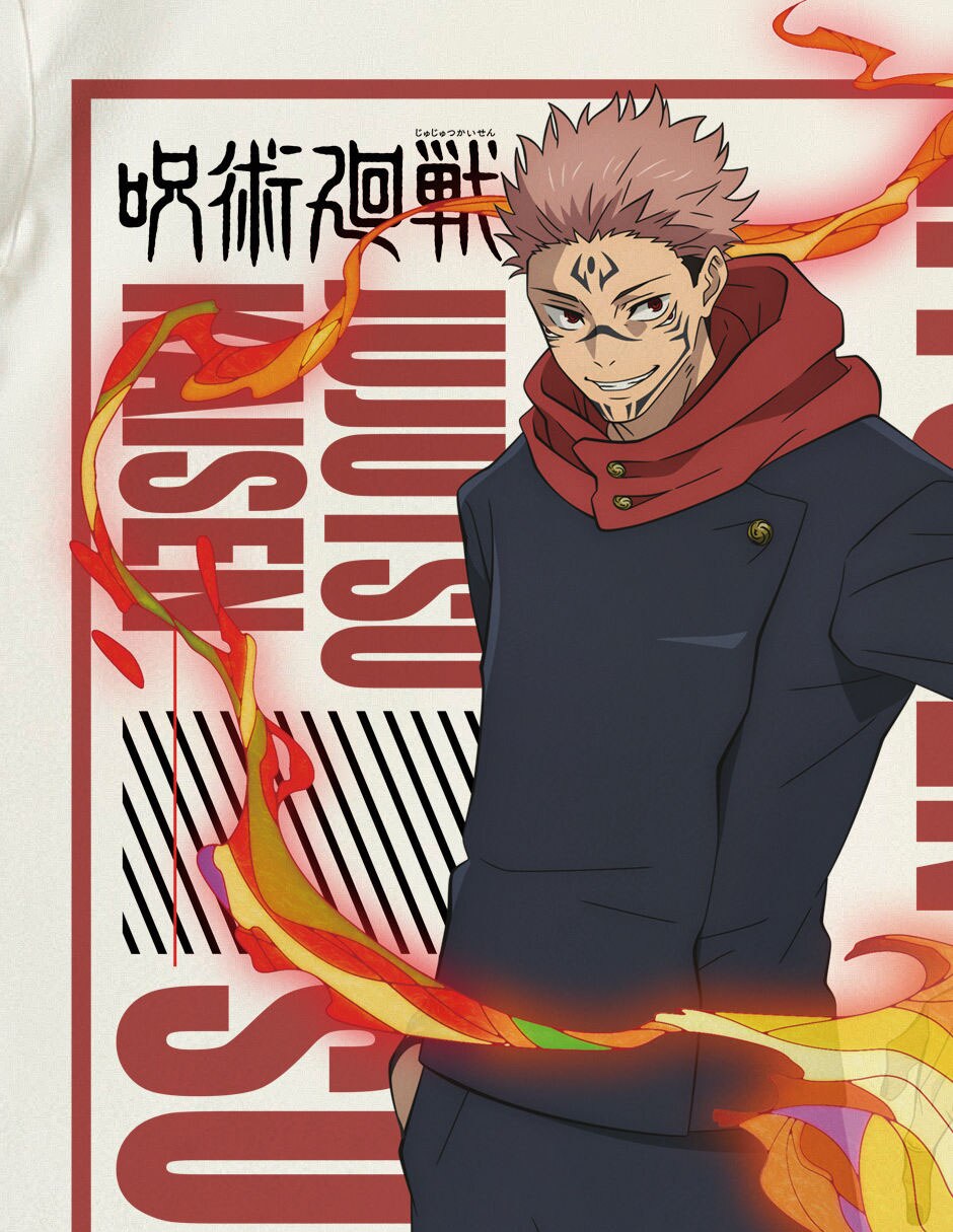 Playera Jujutsu Kaisen manga corta para hombre