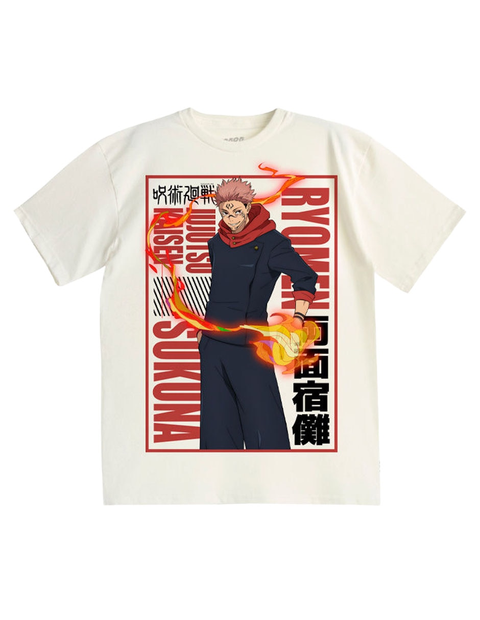 Playera Jujutsu Kaisen manga corta para hombre